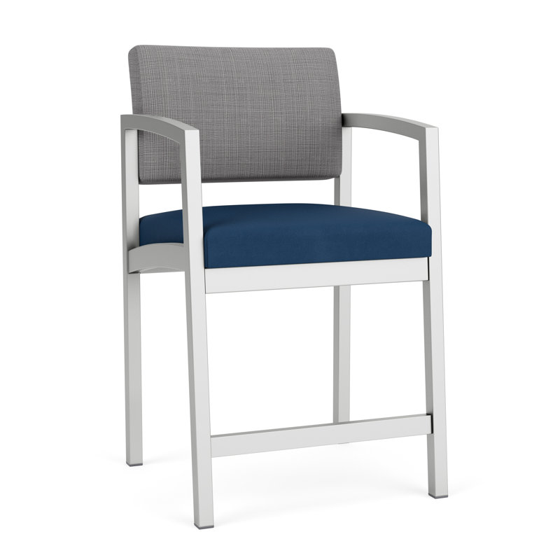 Structure en métal Lenox, Argent, Chambray gris / Patriot Plus Blue Ridge