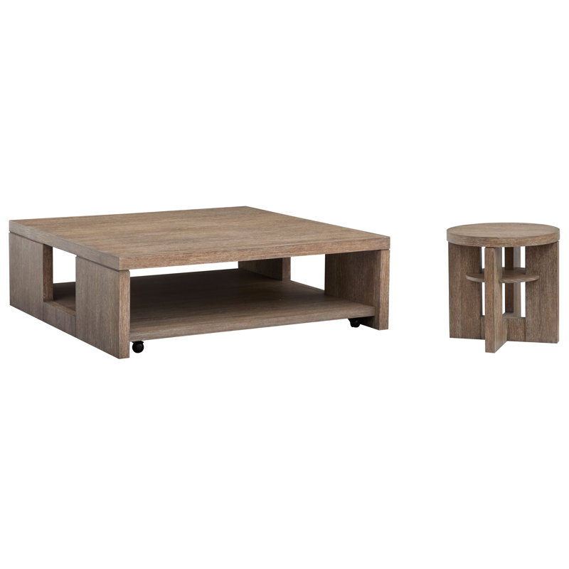 Table basse Gragg, 2 pièces: table basse, table de bout