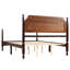 Cadre de lit grand avec tête de lit Vintage-129388573