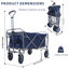 Chariot de camping pliant polyvalent pour l'extérieur-122421774