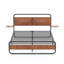 Lit plateforme tapissier Naseef-1264544624