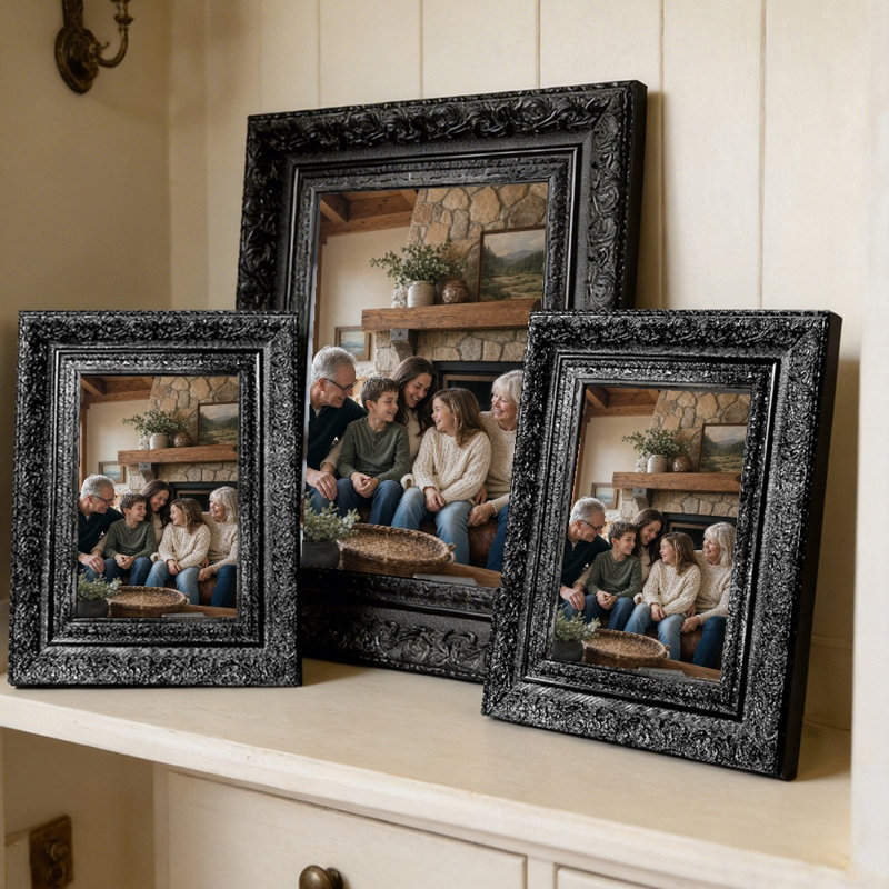 Cadre photo mural 11 pièces x 11 po 11 pièces, Black, 3, 11" W x 14" H