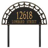 Signature Series 2-Line Lawn Address Sign