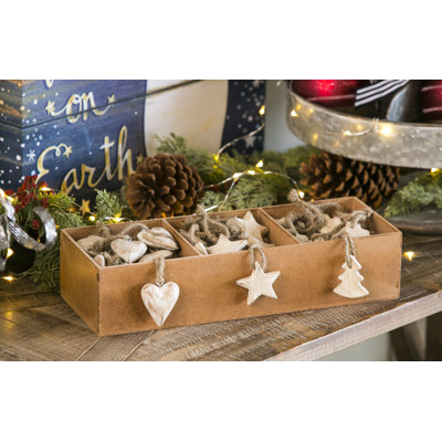 Ensemble d'ornement 90 pièces en bois