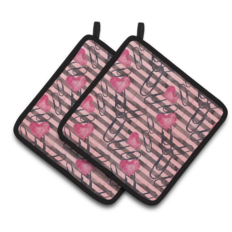 Caroline's Treasures Striped Polyester Potholder