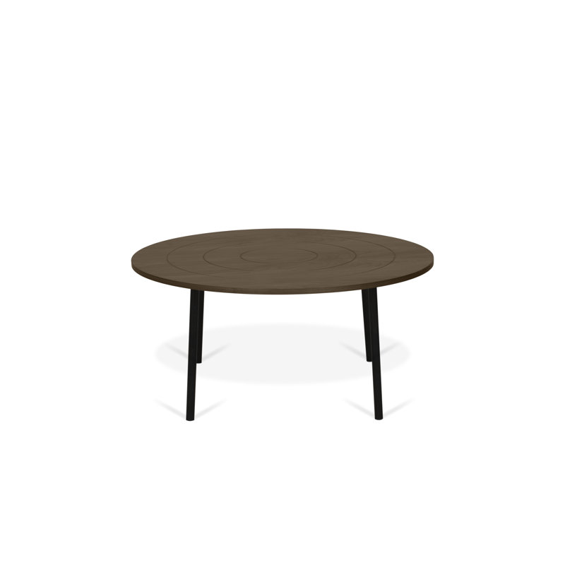 Ply Four Leg Coffee Table, Walnut