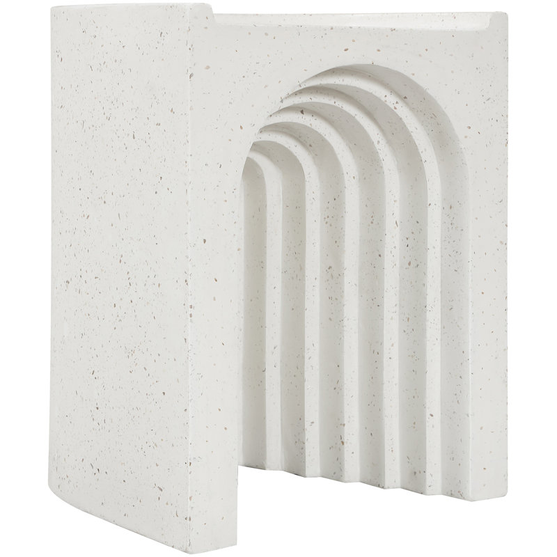 Table de bout Avenda, Terrazzo ivoire
