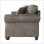 Causeuse avec têtes de clou bronze antique en jetson gingembre, rembourrée pour plus de confort et de style-601003664