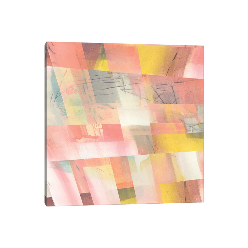 Abstract Weave II by Jennifer Goldberger - Wrapped Canvas Painting, 30.48 cm H x 30.48 cm W