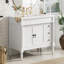 Meuble-lavabo 36 po avec lavabo en céramique-440807593