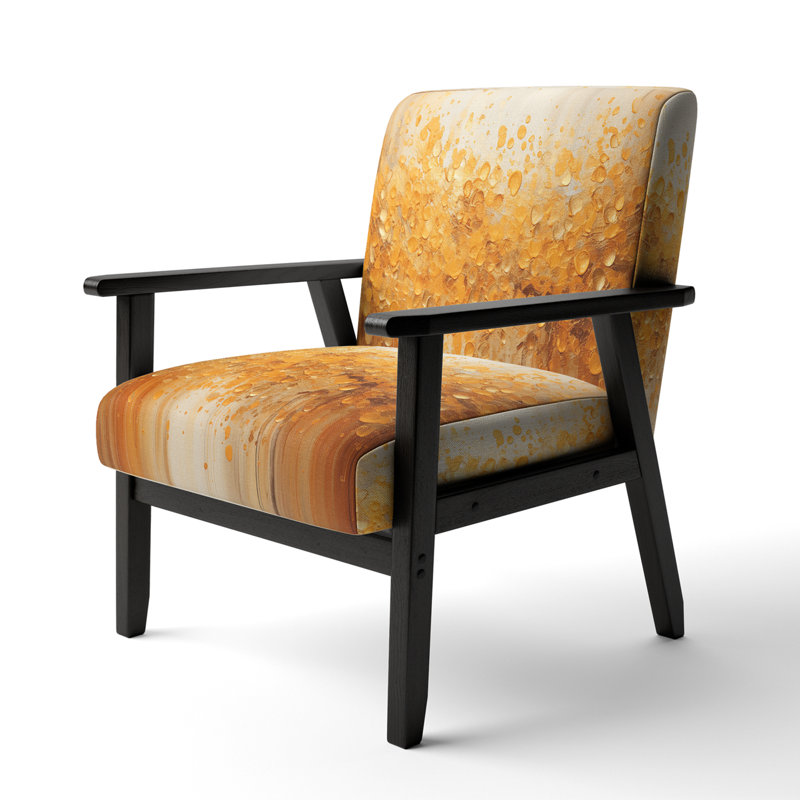 Amber Glow III - Fauteuil rembourré moderne