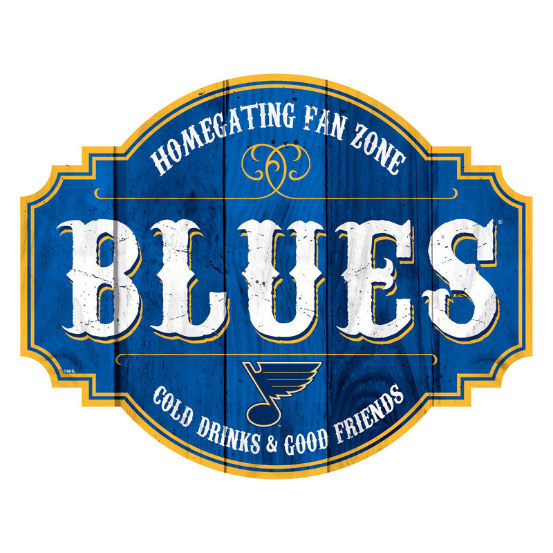 Rustic Entertainment Wall Decor, St.Louis Blues