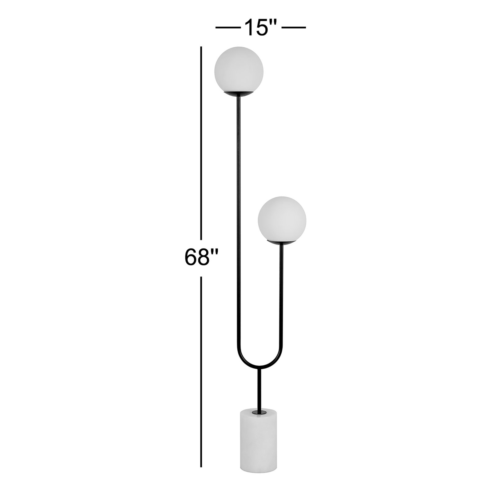 Clancy 68'' Floor Lamp