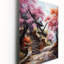 Horloge murale florale Japon Art-99631286