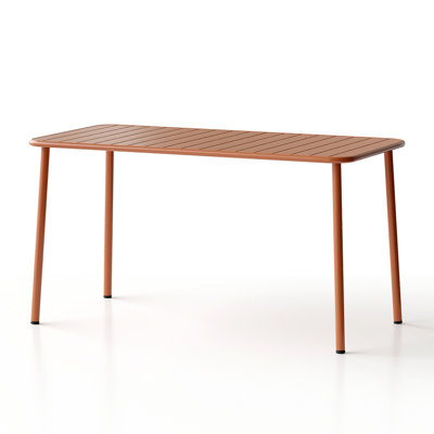 Long Table Outdoor Dining Table Villa Courtyard Balcony Table Outdoor Leisure Table Simple Garden Waterproof Table