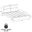  Lit plateforme avec tête de lit Zen OMEGA - Assemblage facile, aucun sommier requis-703770918-683407690