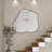 Cloud-Shaped Metal Accent Wall Mirror, Mirror