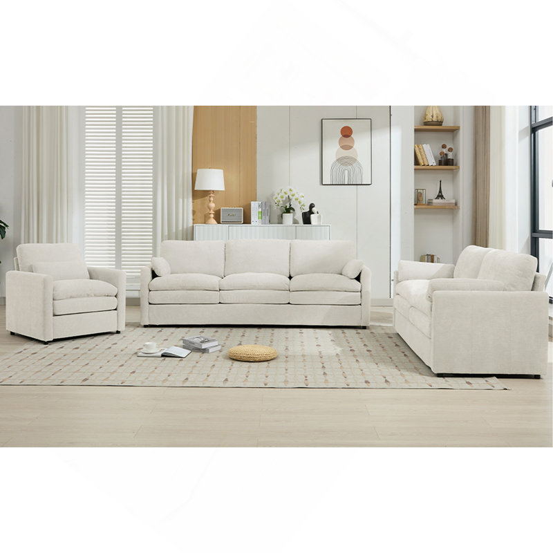 Canapé rembourré surdimensionné Comfy Cloud Canapé, Beige