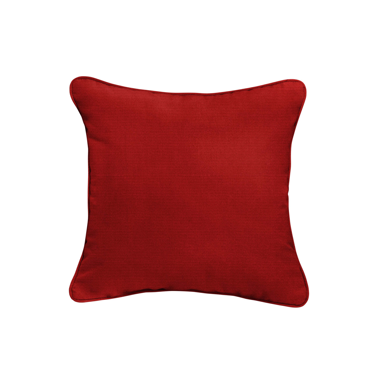 Ansonia Sunbrella® Throw Pillow, 16" x 16", Canvas Jockey Red