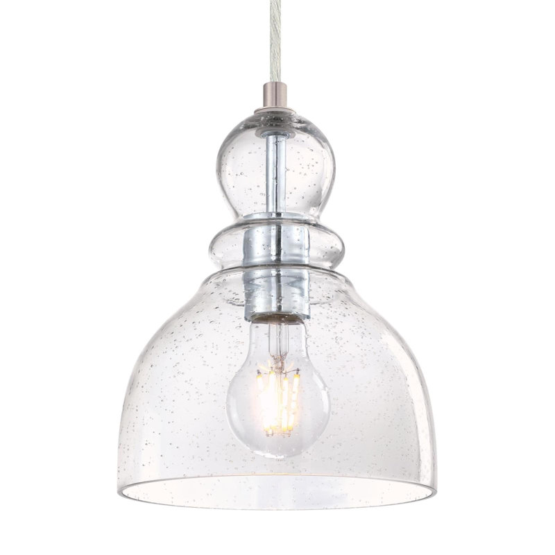 Fiona 1 - Light Single Pendant, Brushed Nickel