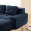Canapé modulaire en forme de L de 153 pouces avec tissu velours côtelé, canapé 4 places, assise profonde et repose-pieds mobile-2102979165