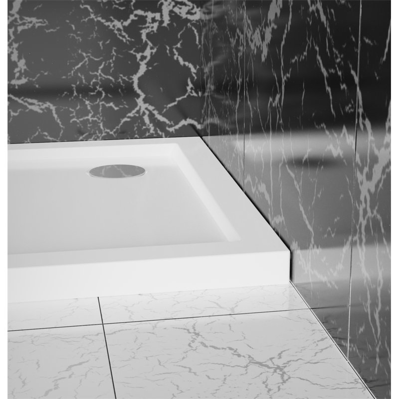 32'' W 32'' D Square Shower Base