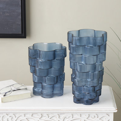 Vase de table en verre Academy