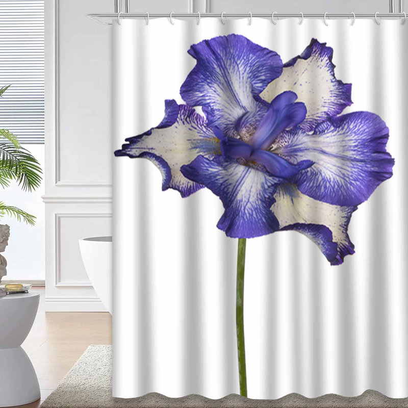 Rideau de douche Studio Field Iris, L 72 po x l 78 po