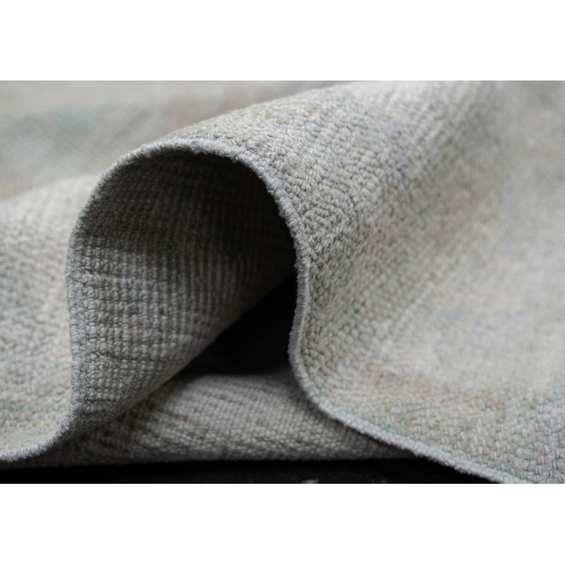 Tapis turc Oushak fait à la main 5 pi x 7 pi 4 po