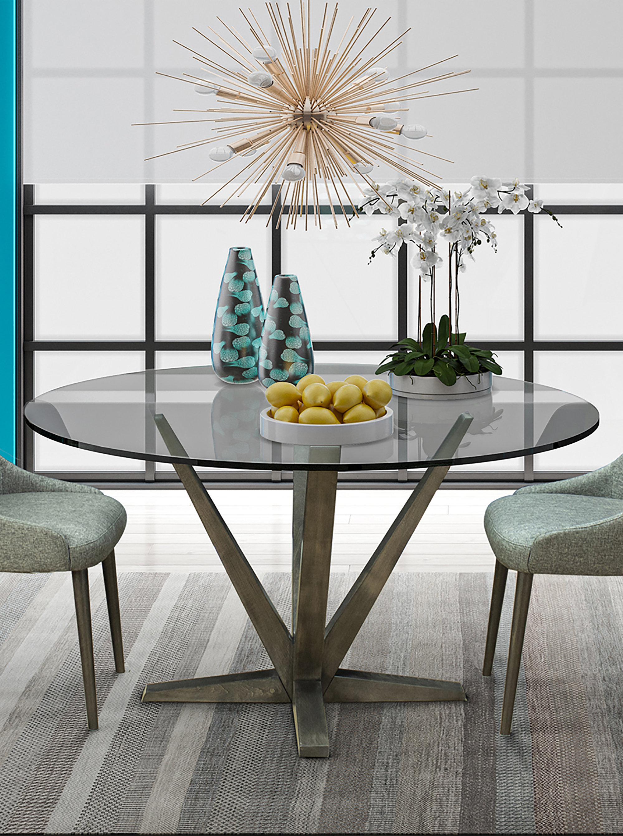 Saloom Furniture Kitchen Table Base For Glass Top Saloom Furniture