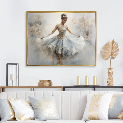 Blue Ballet Dance II, reproduction d'art sur toile