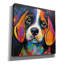 Toile épique Graffiti «Woof Beagle» par Rich Monet, 37 po x 37 po