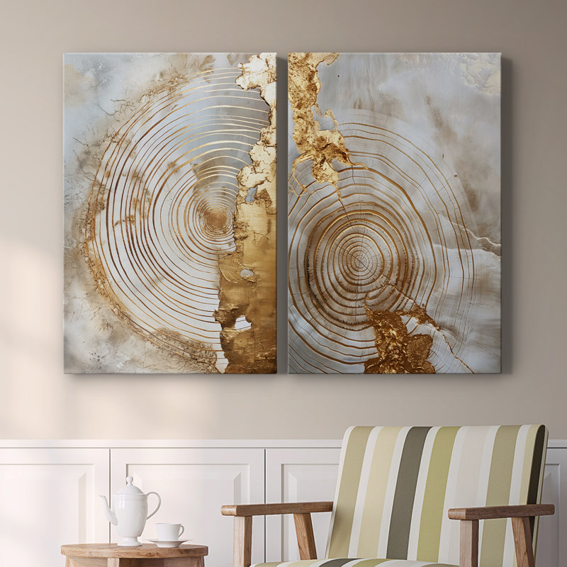 ABSTRACT Series CLXXIV-Premium Gallery Wrapped Canvas -Ready to Hang, 36" H x 48" W