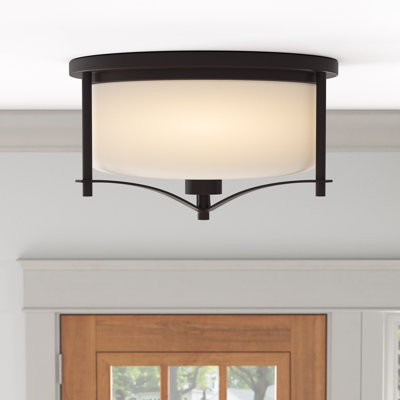Plafonnier encastré 2 lumières 14,5 po