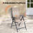 6 - Person Outdoor Dining Set With Foldable and Adjustable 