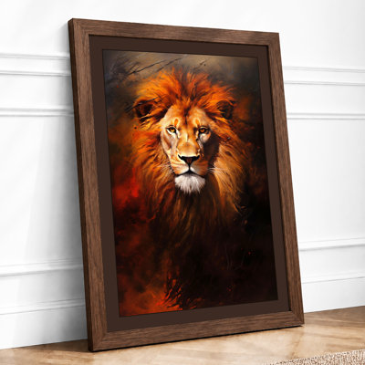 Majestic Lion Modern - Print