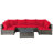 Amarjeet 6 - Person Patio Conversation Set with Cushions-621071549