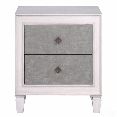 Table de chevet 2 tiroirs