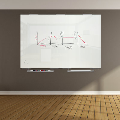 Visionary Best-Rite Wall Mounted Magnetic Glass Board