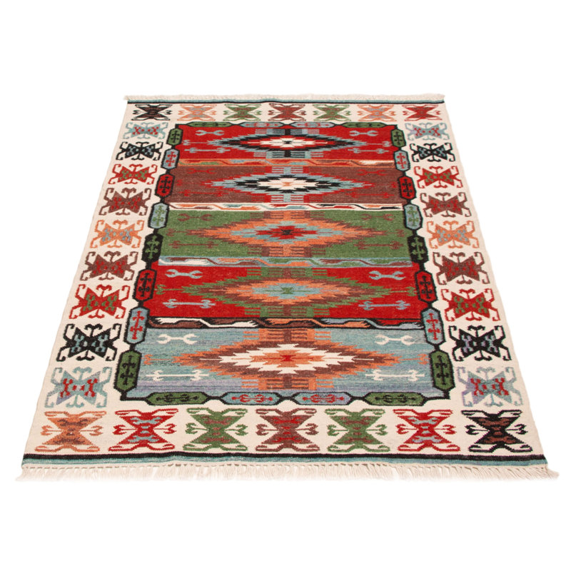 Kilim rouge Ankara 5 pi 4 po x 7 pi 9 po