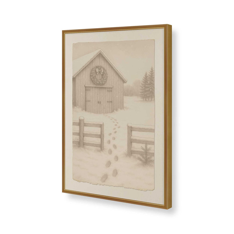 Hearthside Haven, reproduction d'art, Or poli, 11 po x 14 po