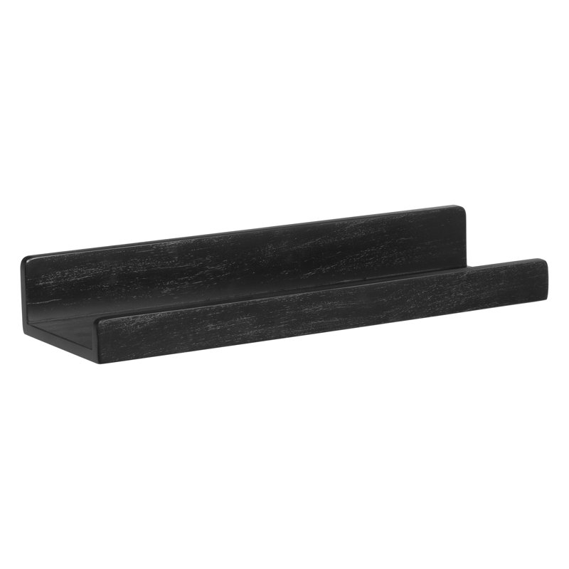 Roblero Solid Wood Wall Mounted Shelf, 9cm H x 61cm W x 18.5cm D
