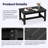 HDPE Rectangular Outdoor Coffee Table-2129020762
