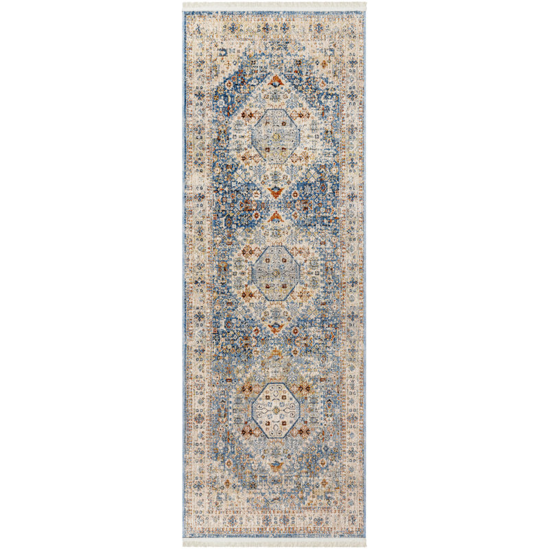 Rectangle Dmaya Area Rug, Runner 2'10" x 8'