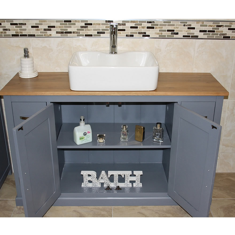 Andalucia 1230mm Free Standing Bathroom Vanity with Countertop Ceramic Basin & Faucet