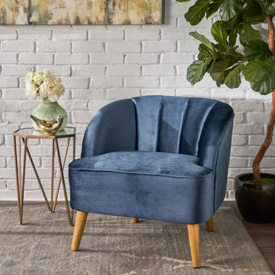 Fauteuil élégant de style moderne du milieu du siècle avec texture et style en velours, fauteuil stylé et durable