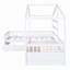 Lit plateforme House avec trois tiroirs de rangement-1813168299
