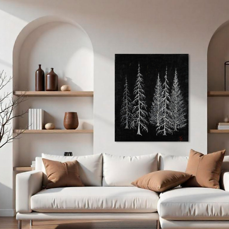 «Monoscape XXX III», art mural par Karen Biery, H 30 po x l 24 po, Toile tendue