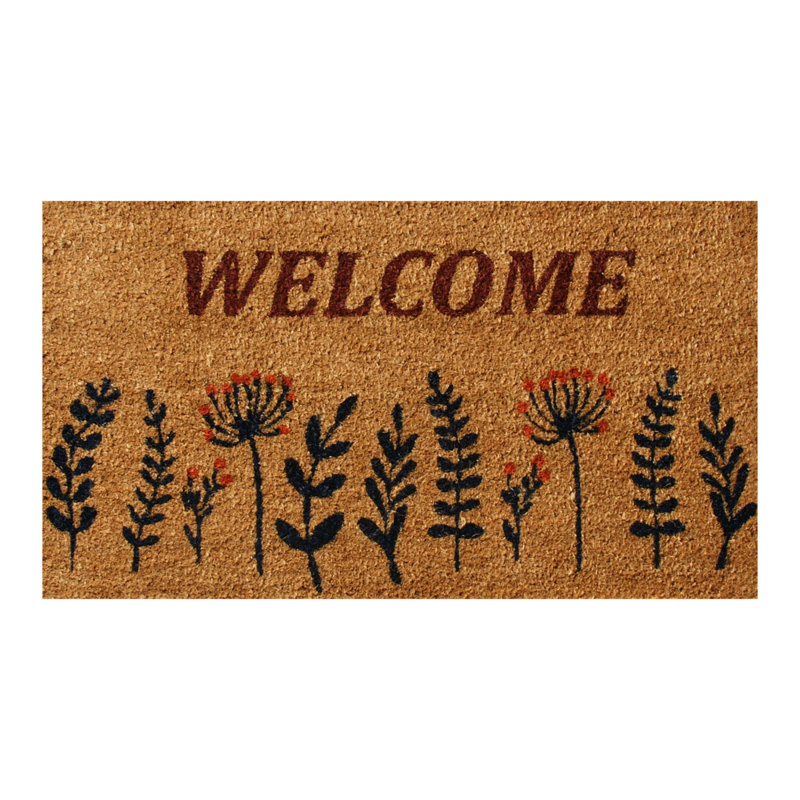 Mamigon Non-Slip Floral Outdoor Doormat