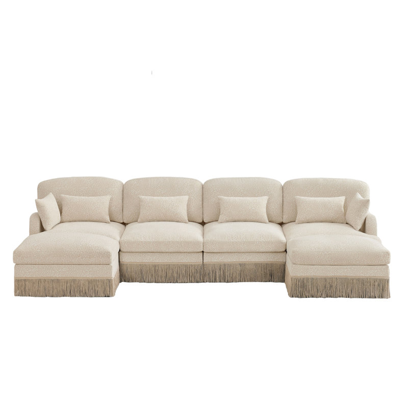 Canapé Comfy, H 34,6 po x l 131,5 po x l 55,4 po, Beige